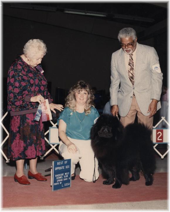 Wilsong Kennels / Dreame, me & his breeder  